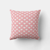 Modernes Triangle Baby Birth Announcement Pillow Kissen (Rückseite)