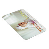 Modernes Trick oder Foto Halloween Magnet (Rechte Seite)