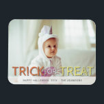 Modernes Trick oder Foto Halloween Magnet<br><div class="desc">Erstellen Sie Ihr eigenes "Modern Trick or Treat Foto Halloween" mit diesen einfach zu bedienenden Vorlagen,  die von StonkingStuff entworfen wurden.</div>