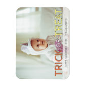Modernes Trick oder Foto Halloween Magnet (Vertikal)
