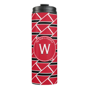 Modernes TRINIDAD Mein Gott ist ein treues MONOGRA Thermosbecher