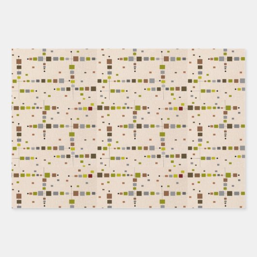 Modernes Trio aus dem Mittelalter Geschenkpapier Set (Vorderseite 3)