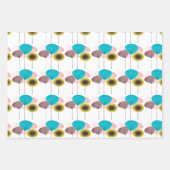 Modernes Trio aus dem Mittelalter Geschenkpapier Set (Vorderseite)