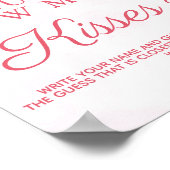 Modernes Tropical Summer Floral Baby Shooting Game Poster (Ecke)