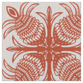 modernes, tropisches Ananas-Quiltmuster Stoff (Nahaufnahme)