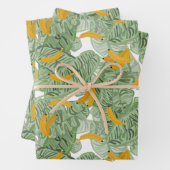 Modernes tropisches Bananengrün Geschenkpapier Set (Beispiel)
