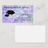 Modernes tropisches Fischaquarium Visitenkarte (Vorne/Hinten)