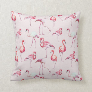 Modernes tropisches Flamingo Kissen