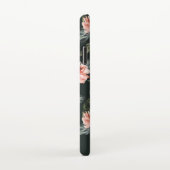 Modernes tropisches Korallenmuster iPhone Hülle (Rechte Seite)