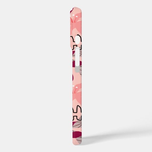 Modernes, tropisches Muster Case-Mate iPhone Hülle (Rückseite / Links)