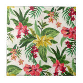 Modernes tropisches Muster Fliese (Vorderseite)