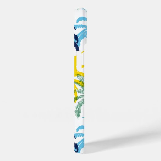 Modernes tropisches Palmenbaummuster Case-Mate iPhone Hülle (Rückseite / Rechts)