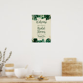 Modernes tropisches Themenhotel Begrüßungszeichen  Poster (Küche)