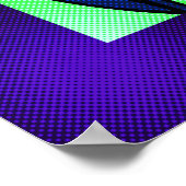 Modernes Tulip Duo: Minimalistischer Garten Poster (Ecke)