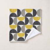 Modernes Turmergunmetall aus dem Mittelalter Badhandtuch Set (Waschlappen)