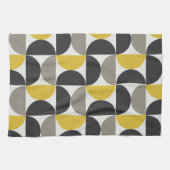 Modernes Turmergunmetall aus dem Mittelalter Geschirrtuch (Horizontal)