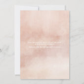 Modernes Typografie-Foto bei Hochzeiten rettet das Save The Date (Rückseite)