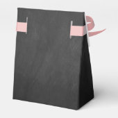 Modernes Typografie Gender Reveal Party! Babyparty Geschenkschachtel (Rückseite)