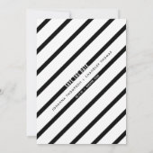 Modernes Typografie-Overlay-Foto Save the Date (Rückseite)
