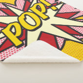 Modernes typografisches Comic Buch POP Trendy Fun Sherpadecke (3/4)