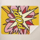 Modernes typografisches Comic Buch POP Trendy Fun Sherpadecke (Vorderseite (Horizontal))