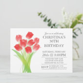 Modernes typografisches einladung (Stehend Vorderseite)