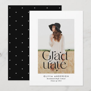 Modernes typografisches, elegantes und feines Foto Ankündigung