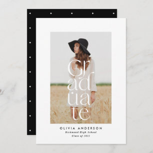 Modernes typografisches, elegantes und feines Foto Ankündigung