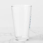 Modernes, typografisches REJOICE & Star Weihnachte Glas (Rechts)
