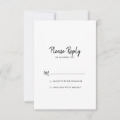 Modernes UAWG RSVP Karte (Vorderseite)