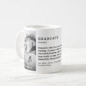 Modernes Überlagerungsschreiben Foto GRAD Definiti Kaffeetasse (Vorderseite Links)