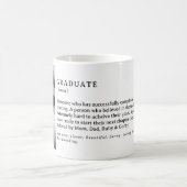 Modernes Überlagerungsschreiben Foto GRAD Definiti Kaffeetasse (Mittel)