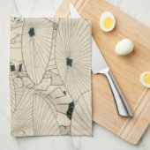 Modernes Ukiyos von Komura Settai Geschirrtuch (Viertel Falte)