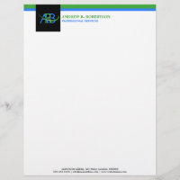 Modernes, umsetzbares Swoosh Monogram Business