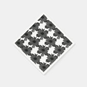 Modernes und Abstraktes elegantes, florales Muster Serviette (Ecke)