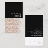 Modernes und Angesagtes IMITAT Sequin Entertainer Visitenkarte (Vorne/Hinten)