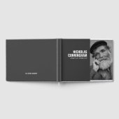 Modernes und einfaches Memorial für kundenspezifis Gästebuch (Voll)