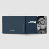 Modernes und einfaches Memorial für kundenspezifis Gästebuch (Voll)