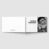 Modernes und einfaches Memorial für kundenspezifis Gästebuch (Voll)