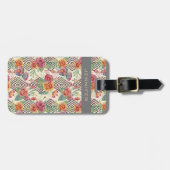 Modernes und einzigartiges Blumenstrauß Gepäckanhänger (Vorderseite horizontal)