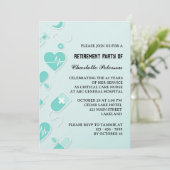 Modernes und einzigartiges Party zur Krankenversic Einladung (Stehend Vorderseite)