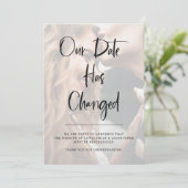 Modernes und elegantes | Foto Hochzeitwechsel Einladung (Stehend Vorderseite)