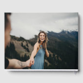 Modernes und elegantes Gästebuch für Hochzeiten (Rückseite)