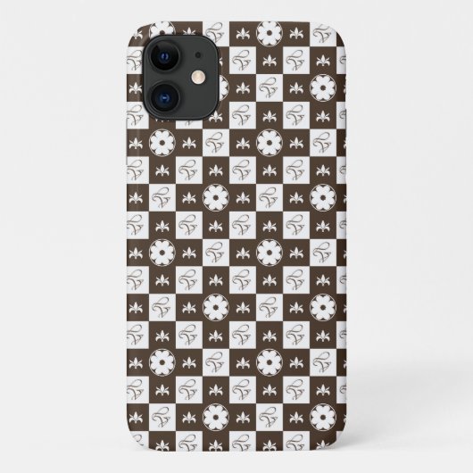 Modernes und elegantes Muster Case-Mate iPhone Hülle (Rückseite)