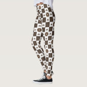 Modernes und elegantes Musterdesign Leggings (Links)