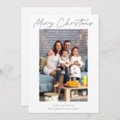 Modernes und elegantes Weihnachtsfest - Foto (Vorne/Hinten)