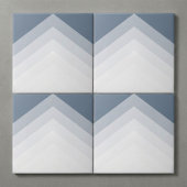 Modernes und feines Dreieck-Muster Fliese