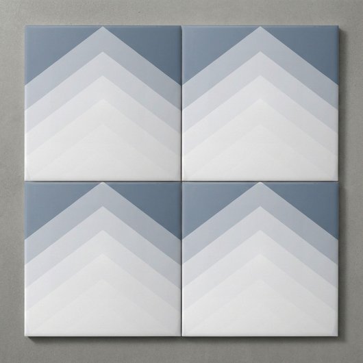 Modernes und feines Dreieck-Muster Fliese