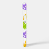 Modernes und Girly Vibranly Vidled Herts Pattern Case-Mate iPhone Hülle (Rückseite / Links)