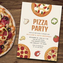 Modernes und italienisches Pizza-Party für jeden A